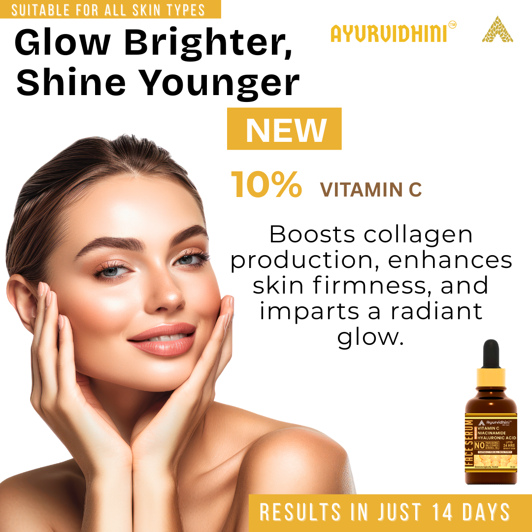 "Triple Power, One Serum: Brighten, Hydrate, and Revitalize."